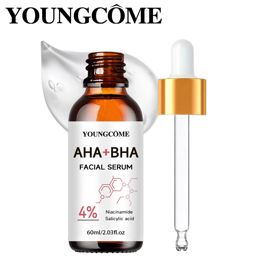 Exfoliating Face Peel Serum AHA + BHA Facial Skin Care Anti-aging Wrinkle Moisturizing Whitening Firming Skin Essence Shrink Po