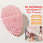 1PC Face Wash Cleansing Puff Soft Cosmetic Sponge Deep Facial Cleansing Mask Makeup Remover Cosmetic Puff Reusable Clean Tool