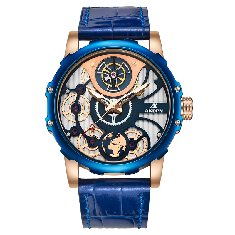 A high-end men's watch with cool retro and trendy style quartz watch
