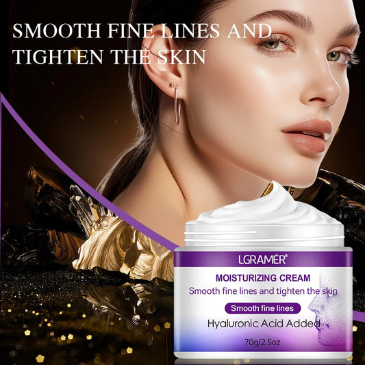 Face Cream Hyaluronic Acid Face Cream Facial Care Smooth Wrinkles Moisturizing Younger Face Cream Increase Skin Elasticity