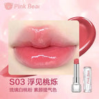Pink Bear Water Essence Solid Lipgloss Moisturizing Mirror Lip Glaze LipSugar Light Lipstick Light Sensation Beauty Makeup