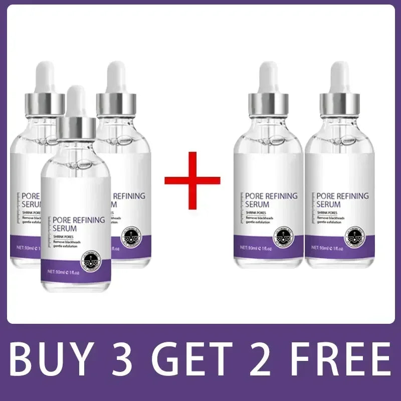 Face Skin Pore Shrinkage Serum Long-Lasting Moisturizing Improves Large Pores Calming Skin Care Essence