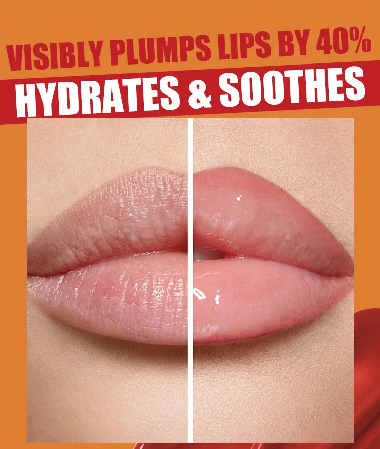 Mirror Like Lip Gloss Plumping Oil Transparent Hydrating Glaze Cute Duck Design Pouty Lips Liquid Stick Shiny Finish