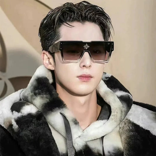 Millionaire Sunglasses For Men Vintage Square Fashion Glasses Luxury Retro Sunglasses Women Trending Punk