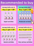 Facial Anti-Wrinkle Serum Fade Fine Lines Anti-Aging Whitening Moisturizing Remove Freckles Brighten Facial Skin Care