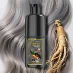 100ml Silvery Gray Hair Color Shampoo Gentle Herbal Moisturizing Cleansing & Nourishing Hair Care Oil Control Dye Shampoo