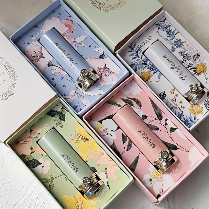 Portable Solid Perfume For Women And Men,Refreshing Long Lasting Solid Balm,Perfume For Dating And Daily Life Gift Aromatherapy