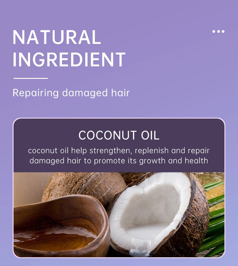 PURC Leave-In Conditioner Hair Spray Smoothing Straightening Shiny Repair Damaged Frizz Hair Treatment Hair Care