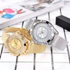 Luxury 2025 Women's watches With Diamonds Simple Digital Design Ladies' Quartz Watch Casual Gold Mesh Belt Women Clock Strap