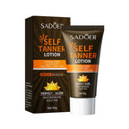 SADOER Body Self Tanners & Bronzer，Summer beach tanning cream darkening lotion，Facial Self Tanners & Bronzers lasting