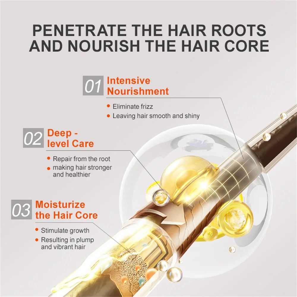 100% Pure Organic Hair Mask Batana Conditioner Repair Damaged Frizzy Hair Reduce Hair Loss Anti-Breakage Nourishing Hair Product