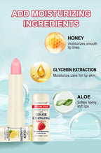 4-pack moisturizing and color changing lipstick - moisturizing lips, natural luster, and hue suitable for all skin tones