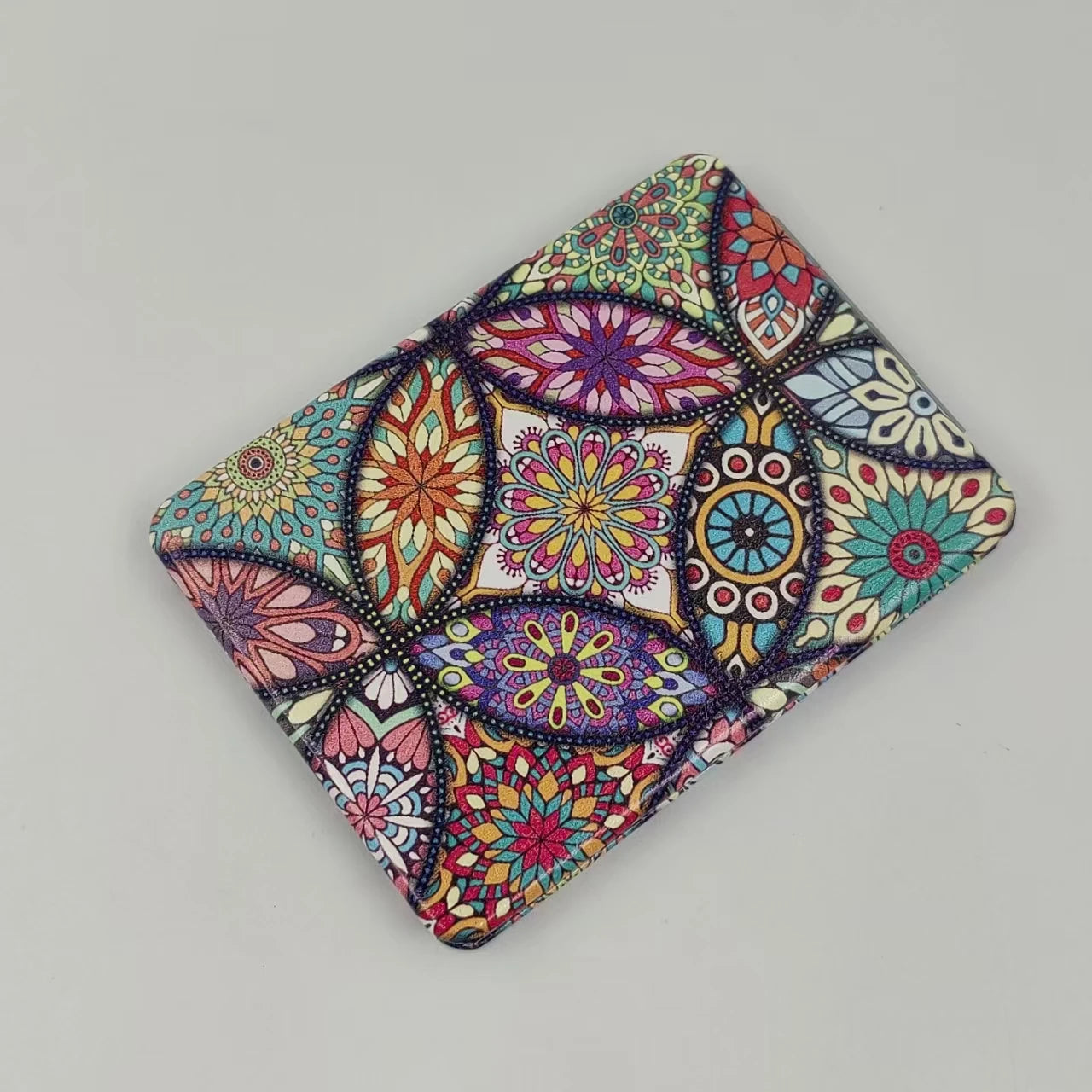Portable Foldableable Makeup Mirror, Bohemian Style, Handheld Double-Sided Mirror That Can Hold Flap Pocket Pantss, Makeup Mirror, Graduation Season Gift, Mother's Day Gift, Valentine's Day Gift, Christmas Gift