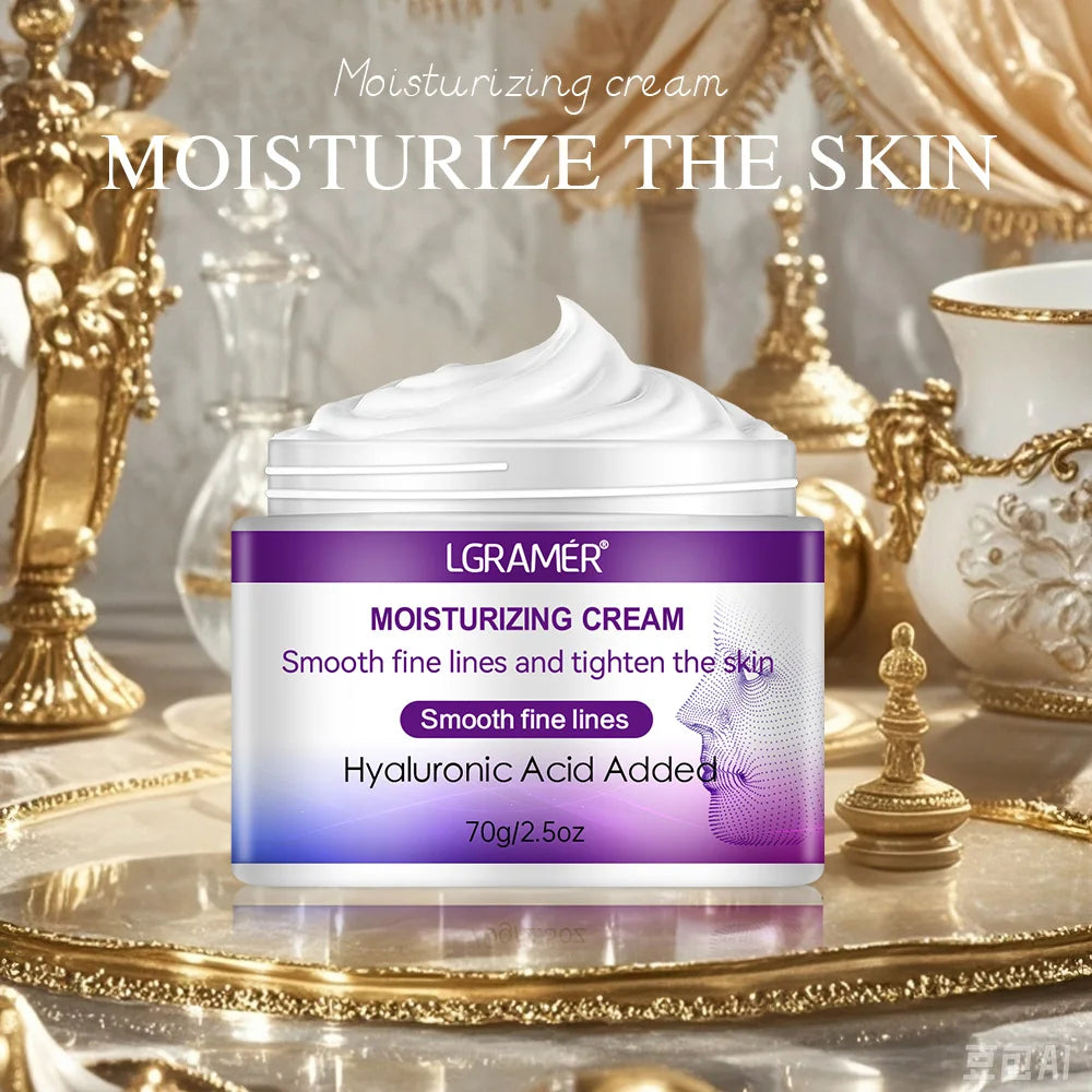 Face Cream Hyaluronic Acid Face Cream Facial Care Smooth Wrinkles Moisturizing Younger Face Cream Increase Skin Elasticity