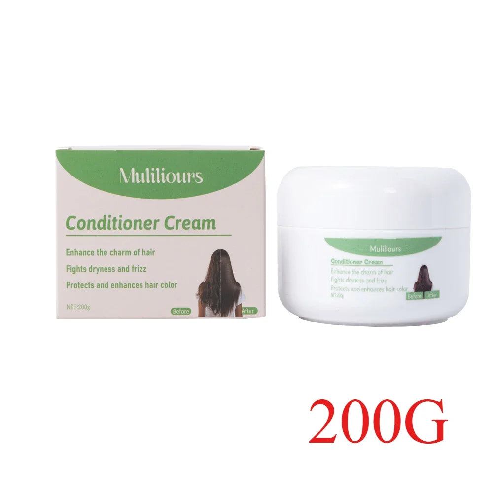 Muliliours Leave-In Hair Conditioner Deep Moisturizing with Strong Strands Natural Ingredients for All Hair Types Gentle Care