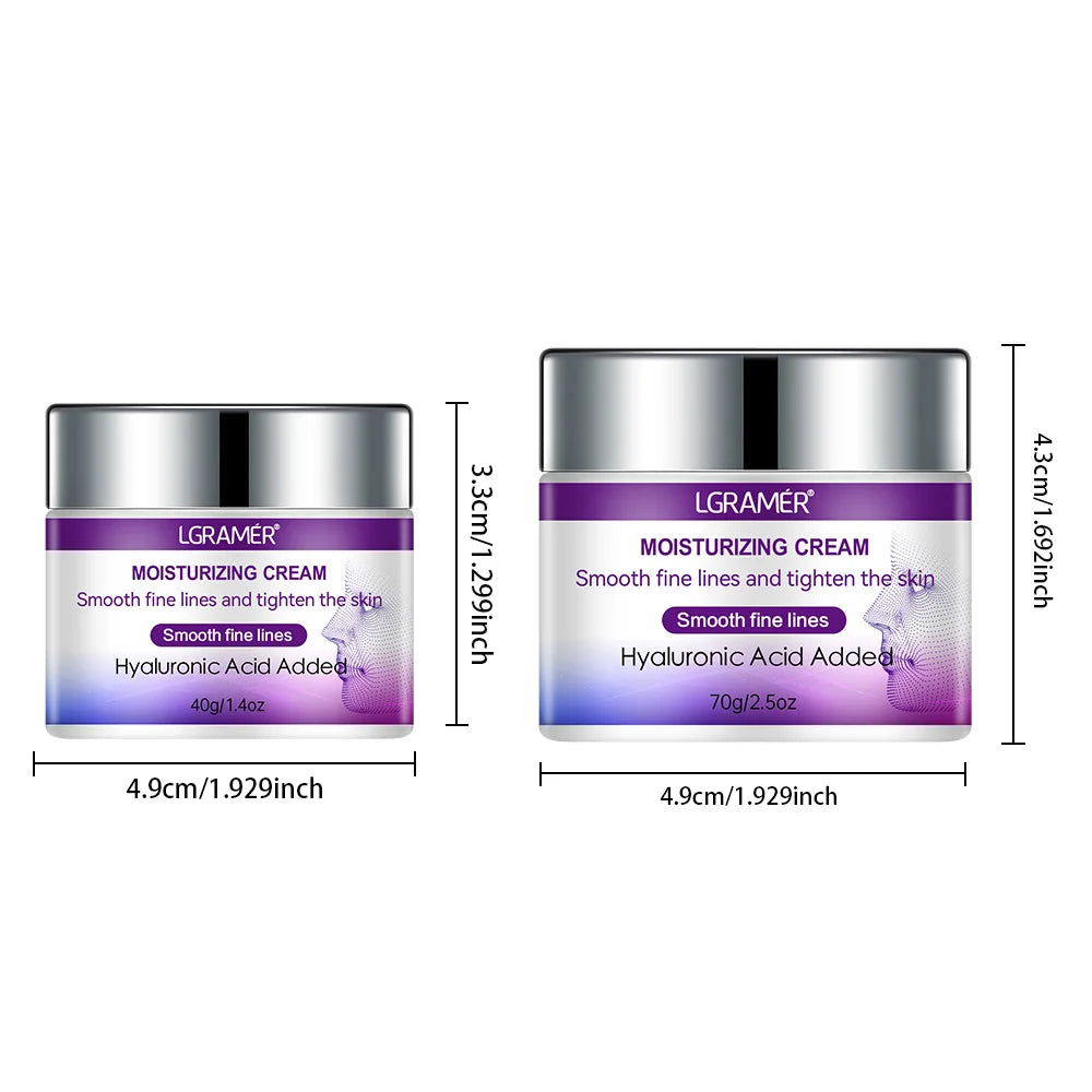 Face Cream Hyaluronic Acid Face Cream Facial Care Smooth Wrinkles Moisturizing Younger Face Cream Increase Skin Elasticity