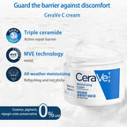 CeraVe Moisturizing Cream 85g Body Cream with Hyaluronic Acid and Ceramidesand Face Moisturizer for Dry Skin Oil-Free