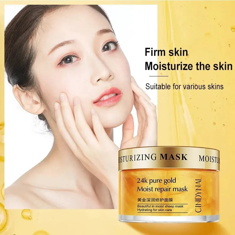 Face Mask Collagen Anti Wrinkle Moisturizer Cream Whitening Sleeping Mask Firming Nourishing Face Care Moisturize and Hydrate