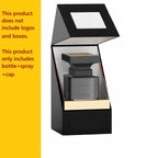 Luxurious 50ml Colorfuled Glass Perfume Bottle, Black Men's Perfume Empty Bottle Without Logo and Box