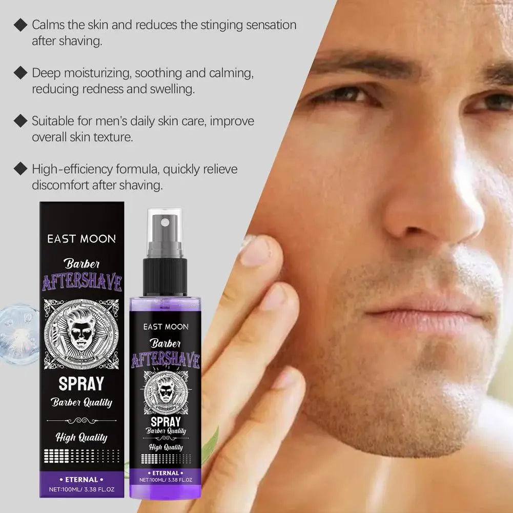 Men's After shave Spray Deep Moisturizing Hydrate Groomed Repair Soothing Damaged Beard Care Men's After Shave Spray