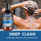 Men Hair Shampoo Hair Fall Control Boost Care Botanical Nourish Anti Dandruff Itch Relief Shampoo Treatment