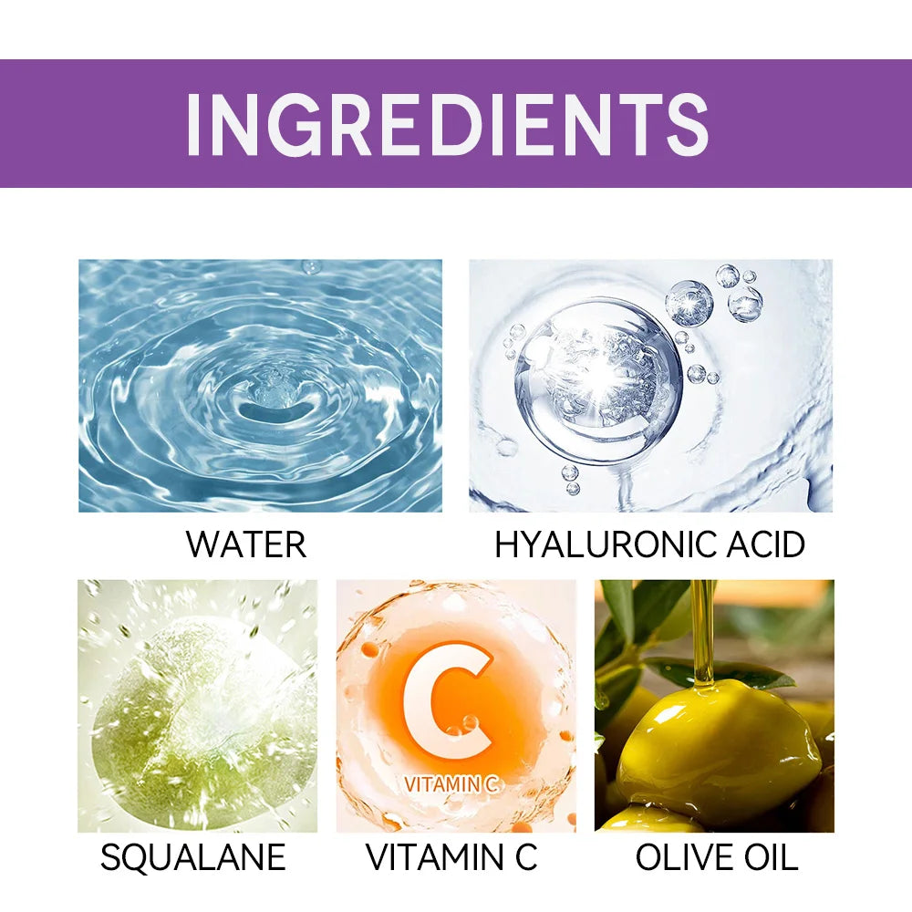 Face Cream Hyaluronic Acid Face Cream Facial Care Smooth Wrinkles Moisturizing Younger Face Cream Increase Skin Elasticity