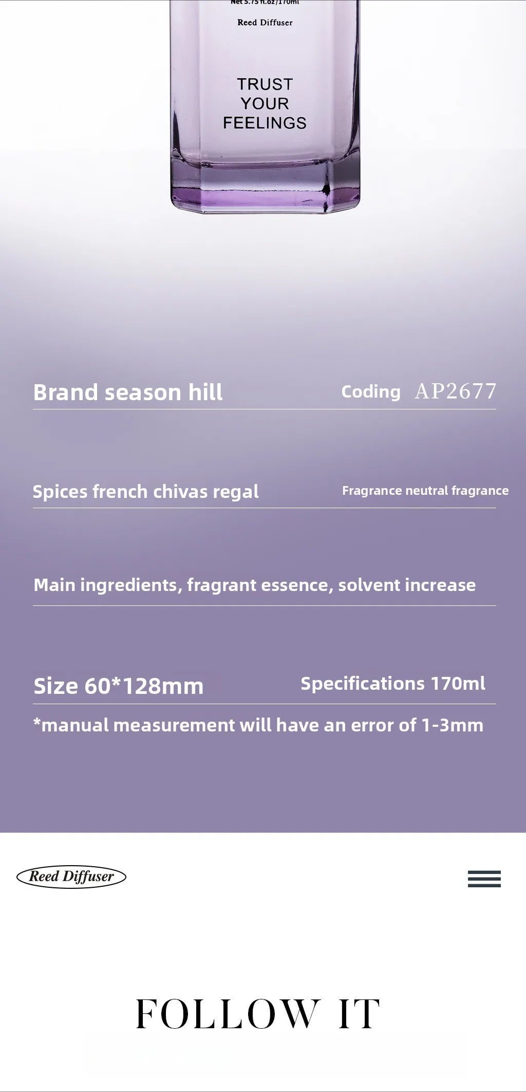 Aromatherapy Essential Oil Classical Series Rattan Aromatherapy Indoor Long-lasting Fragrance Air Freshener Premium Perfume
