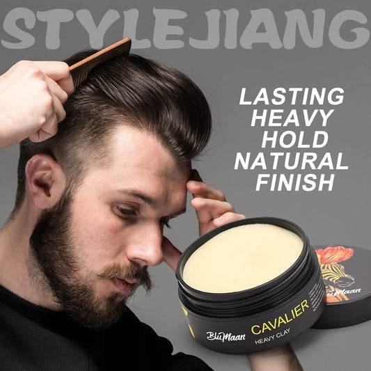 Hair Styling Pomade & Gel for Men - Strong Hold Restoring Ointment, Long Lasting Hair Wax with Natural Shine