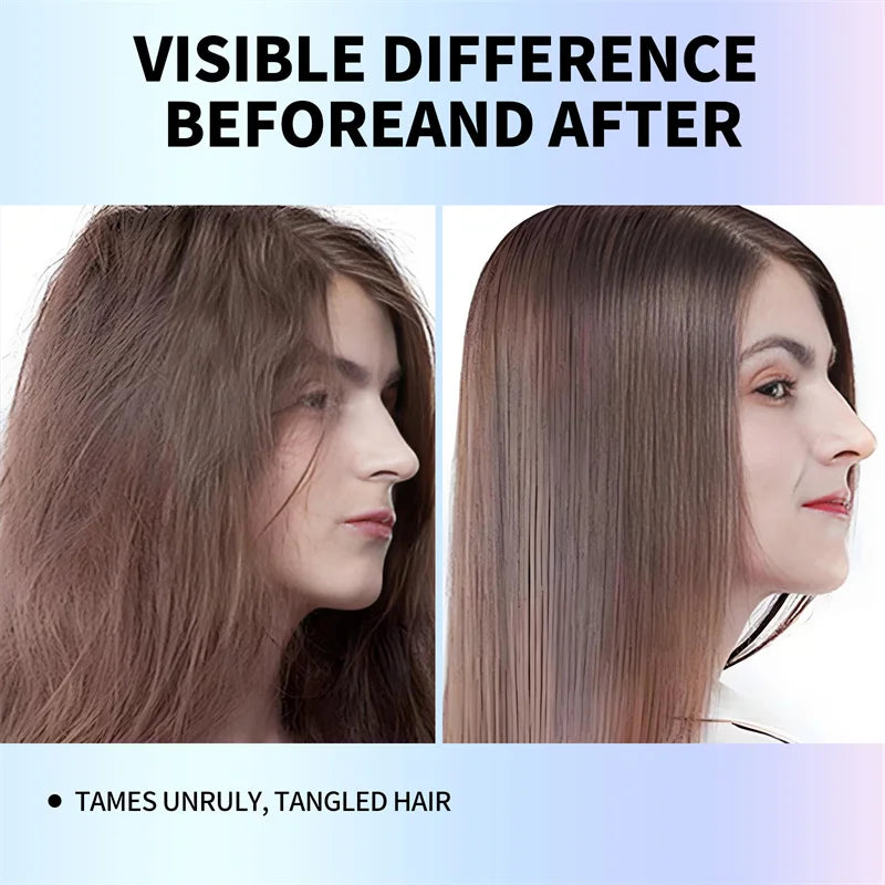 Keratin Hair Straightening Cream Hair Repair Conditioner Reduce Frizzy and Dry Hair Care Set Hair Salon Protein Correction Cream