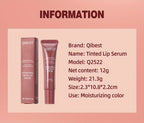 Colored lip gloss, liquid hydrating and moisturizing, light and shiny lip balm, water gloss lip glaze moisturizing lip milk.
