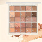 25 Color eye shadow Palette - Matte and glossy finish, waterproof, earth tones, create amazing eye makeup