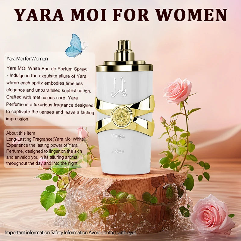 LATTAFA Perfume Eau De Parfum Long-Lasting Fragrance EDP Spray for Women 3.4 Oz 100 Ml