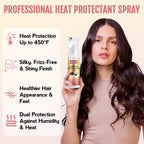 300ml Coconut Leave In Conditioner Spray for Curly Hair Smoothing Anti-Frizzle Soften Hair Protection Spray for Heat Damaged