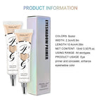 Eyeshadow primer, cut-off eyeshadow primer, concealer color, 24-hour makeup lasting, waterproof and sweat-proof