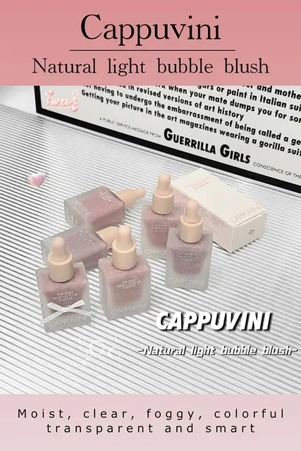 Liquid Blush Soft Velvet Matte Blusher Make Up Lightweight Cream Blush Makeup for Long-Lasting Cheek Tint Cream Rouge Cosmetics