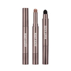 10 Color Double Ended Eye Shadow Stick With Sponge Brush Pearlescent Lasting Eyeshadow Pen Contouring Portable Makeup Cosmetics