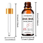 Exfoliating Face Peel Serum AHA + BHA Facial Skin Care Anti-aging Wrinkle Moisturizing Whitening Firming Skin Essence Shrink Po