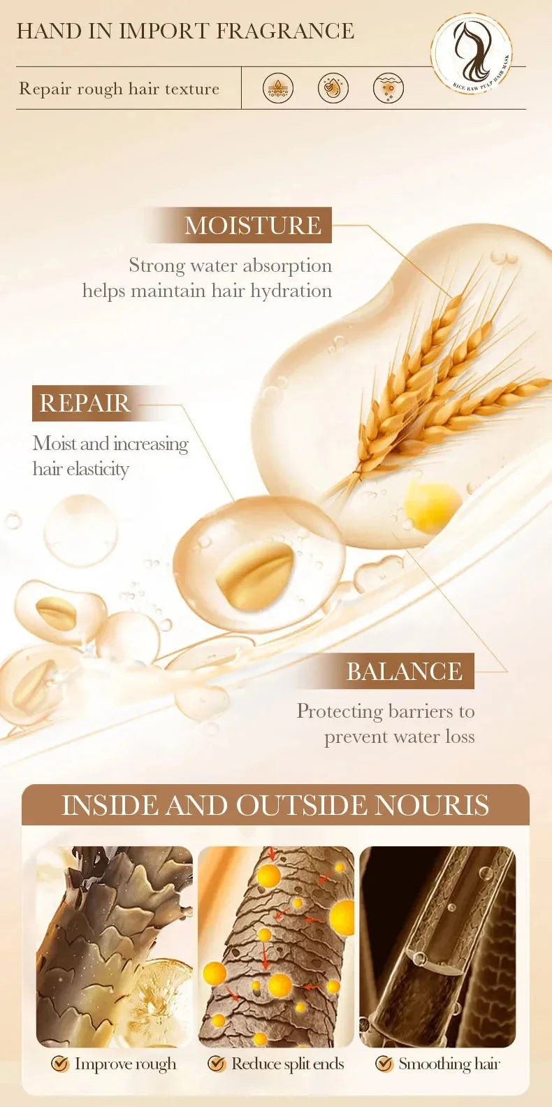 Magical Keratin Hair Mask 5 Seconds Repair Damaged Frizzy Hair Soft Smooth Shiny Vitamin Nutrition Moisturize Nourish Hair Care