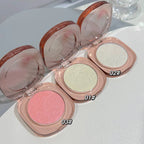 Makeup Highlighter Pink Polarized Shiny Glitter Brighten Cheekbones Eyes High Gloss Palette Highly Pigmented Shimmer Fine Shine