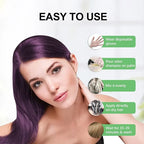5 Colors Hair Dye Shampoo Black Hair Color Dye Hair Shampoo Cream Instant Dye Shampoo Men Women Moisturizing and Repairing Hair