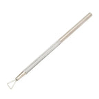 Nail Art Polish UV Gel Remover Stick Rod, Stainless Steel, Triangle, Dead Skin, Cuticle Pusher, Cleaner, Grinding Manicure Tools
