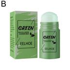 Face Clean Mask Green Tea Cleansing Stick Mask Shrink Pores Deep Blackhead Remover Facial Cleansing Moisturizing Mask Skin Care