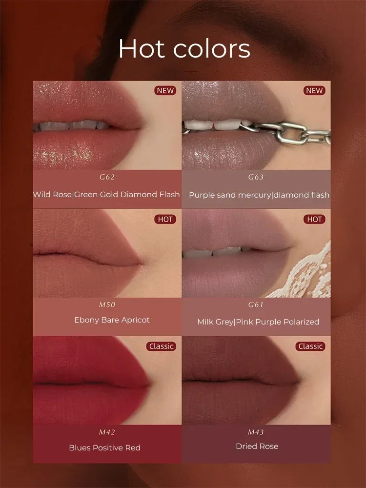 Girlcult Lipstick Lip Cream Non-Stick Lip Glaze Liquid Lipstick Lipgloss Matte  Long Lasting Makeup Cosmetics Rare Makeup Beauty