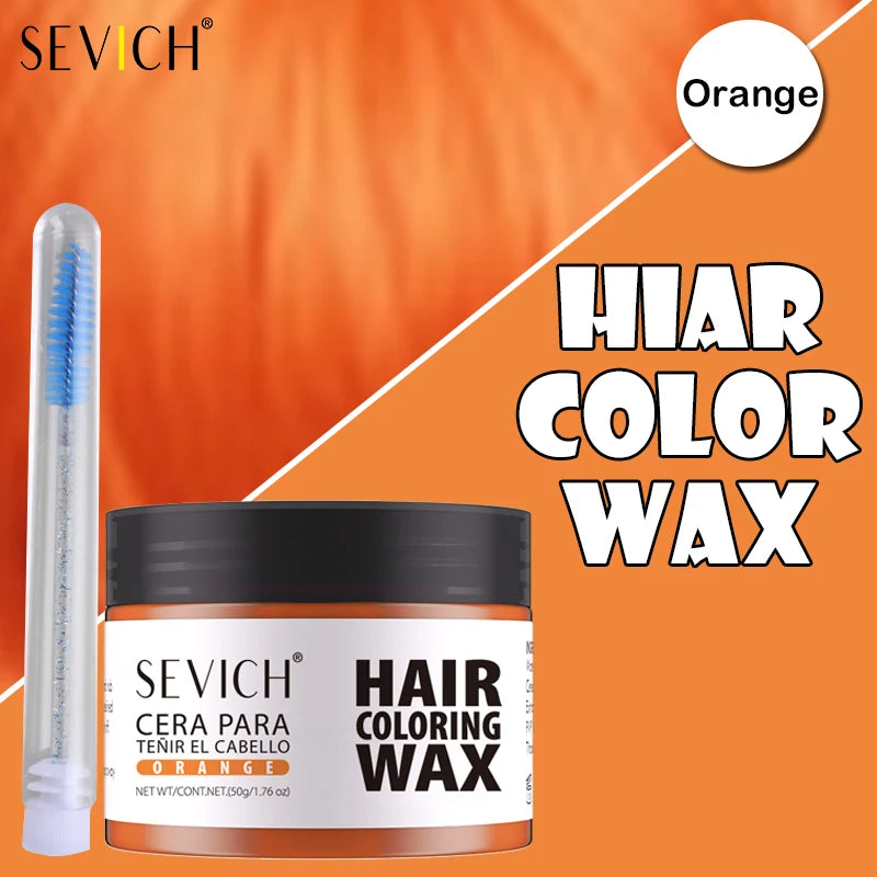 Hair Localized Staining 13 Color Temporary Diy Hair Colour Wax Easy To Wash One-Time Hair Dyed Mud Long Lasting Hair Color Cream