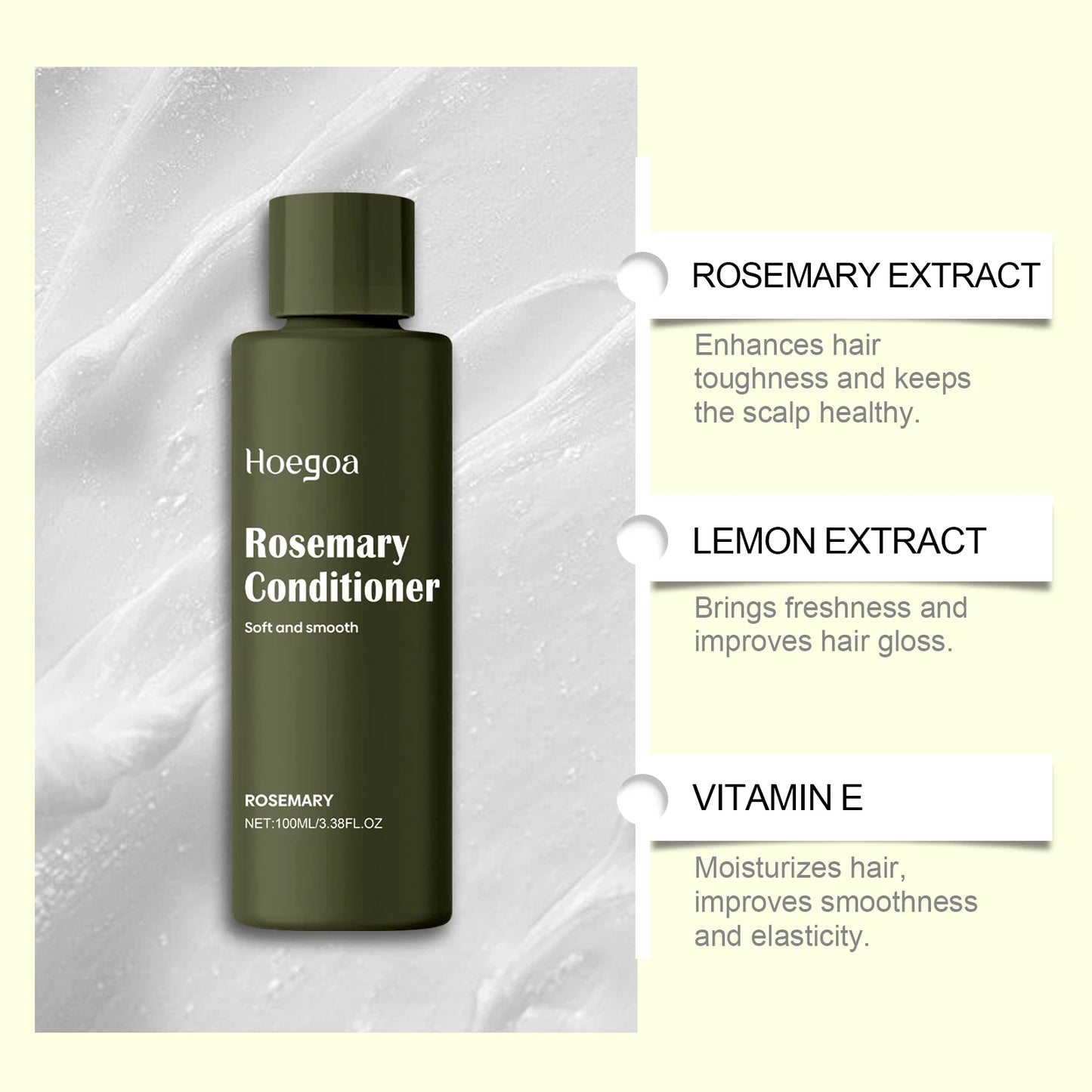 Rosemary Shampoo Conditioner Set Hair Repair Conditioning Prevent Loss Cleansing Dandruff Strengthen Root Hair Regrowth Care