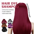 Hair Dyeing Shampoo 3-in-1 Rapid Hair Dyeing Repair Dry Cleaning Nourishing Hair Roots Restoration Hair Coloring Black Shampoo