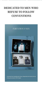 30ML*3 Men's Perfume Set Three-piece Set Cologne Long-lasting Eau De Toilette
