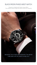 Men's Watches Top Brand Luxury Men Wrist Watch Leather Quartz Watch Sports Waterproof Male Clock Relogio Masculino+Box 2023 New