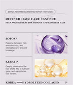 Magical Keratin Hair Mask 5 Seconds Repair Damaged Frizzy Hair Soft Smooth Shiny Nutrition Deep Moisturize Nourishing Hair Care