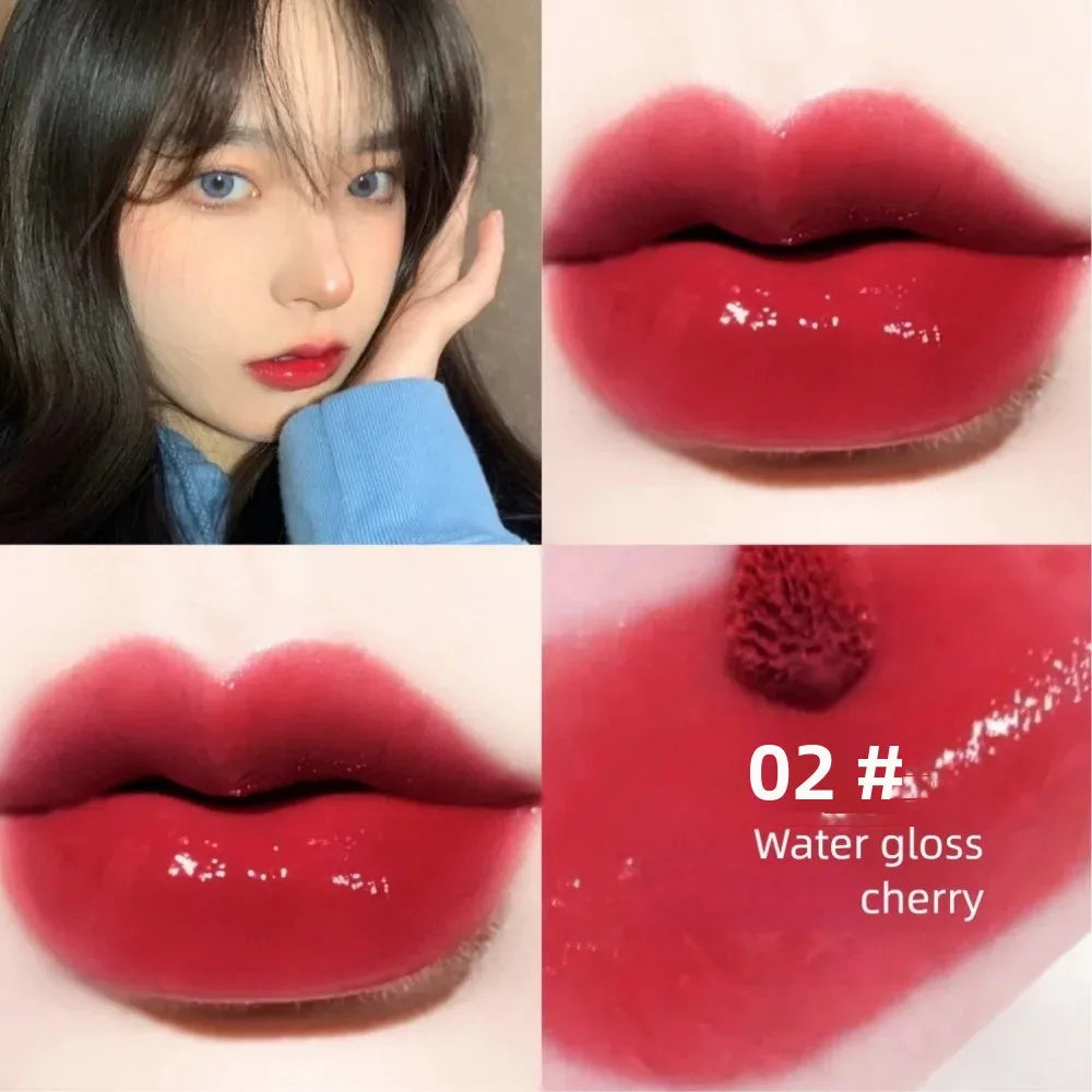 Mini 10 Colors Liquid Lip Gloss Set Waterproof Non-Stick 24-Hour Long Lasting Velvet Matte Lipstick Cosmetic Makeup Care